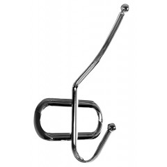 Вешалка настенная 1 крючок MH-1977 хром 10х14,5см