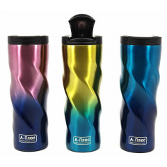 Термокружка 1626 кольорова 0,5л 2