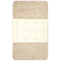 Коврик 2-й 50х80 турция кремовый + светлый