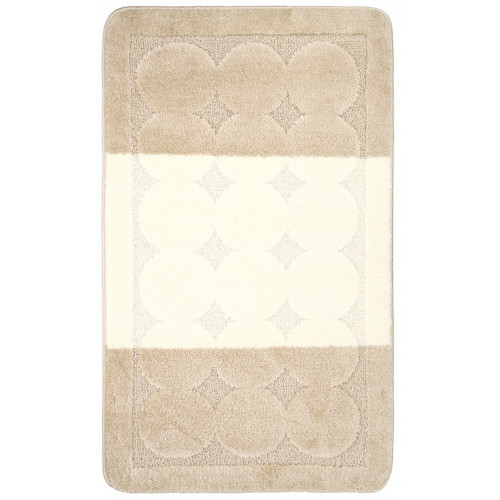Коврик 2-й 50х80 турция кремовый + светлый