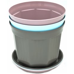 Вазон Октава 17 разноцветный