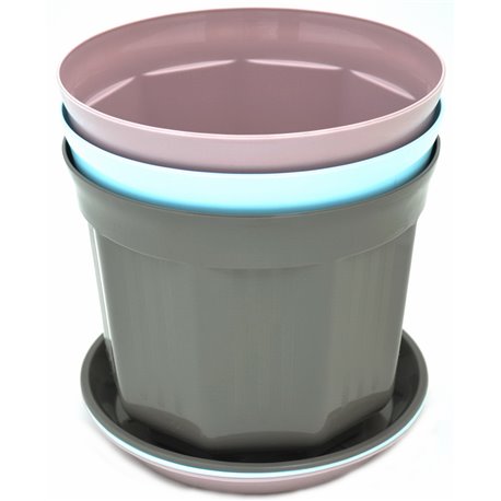 Вазон Октава 17 разноцветный