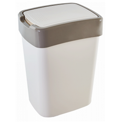 Ведро для мусора Евро 10л 122066 белая роза