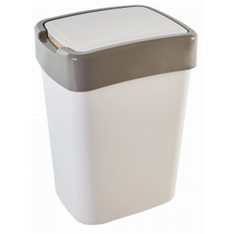 Ведро для мусора Евро 18л 122067 белая роза