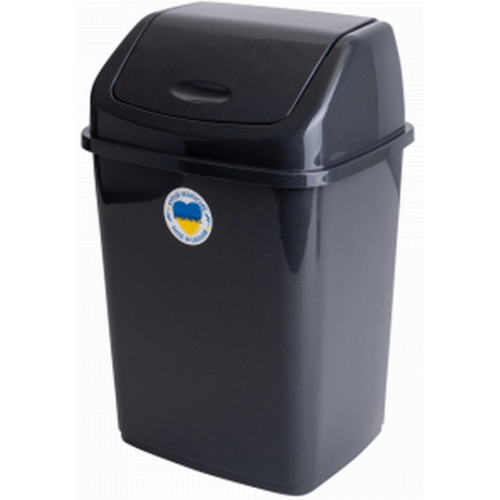 Відро для сміття алеана 10л 122063 граніт