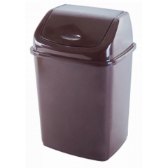 Ведро для мусора алеана 10л 122063 коричневый