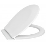 Сидіння для унітазу СП-13 Полімер з планкою 46,5х36см білий