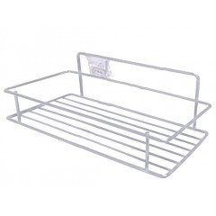 Полиця пряма метал 1-яр 28см ПТ білий