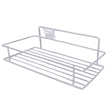 Полиця пряма метал 1-яр 28см ПТ білий