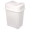 Ведро для мусора 4152 04 Pelicano 22л 31х23,5х43,5см белый