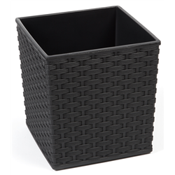 Вазон Юка ротанг 250х250  595-50 графит