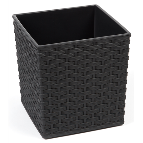Вазон Юка ротанг 250х250  595-50 графит