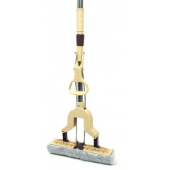 Швабра Бабочка-лягушка 8205 хром телескоп бежевый