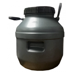 Бідон 40л сірий NEW широке горло