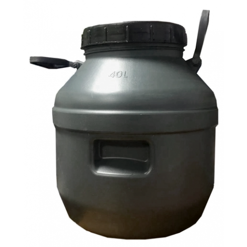 Бідон 40л сірий NEW широке горло