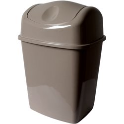 Відро для сміття Польща 27л капучино світло-коричневий