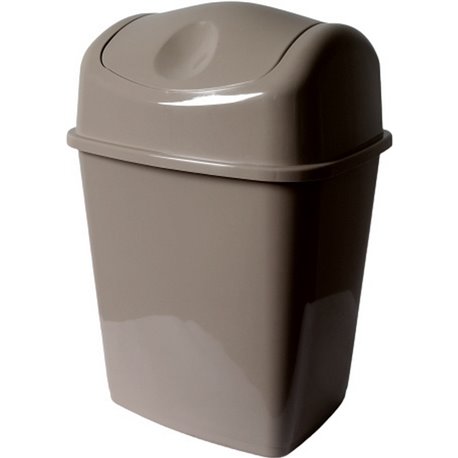 Відро для сміття Польща 27л капучино світло-коричневий