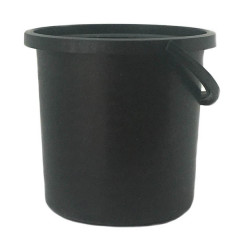 Ведро 8л черное 2 сорт Е