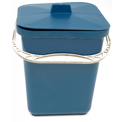 Відро 12л квадратне з білою кришкою Е 2 сорт