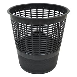 Корзина для бумаг мягкая 8л черная