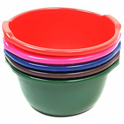 Таз с ручками 10л Е цветной 2 сорт