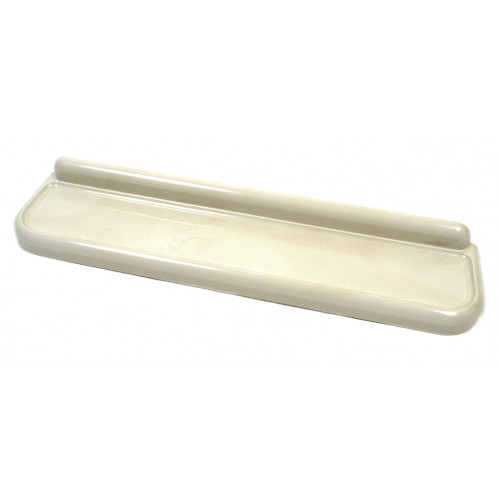 Полка під дзеркало 1-яр пряма Конкорд біла