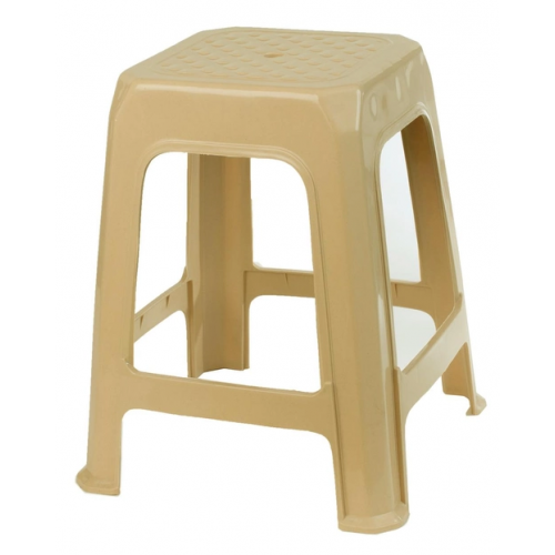 Табурет R plastic квадратний бежевий