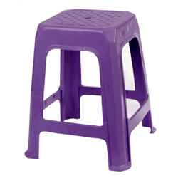 Табурет R plastic квадратный баклажан