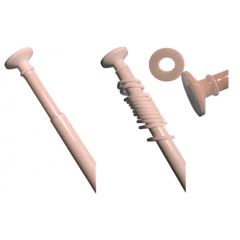 Карниз 2,2м R бежевий