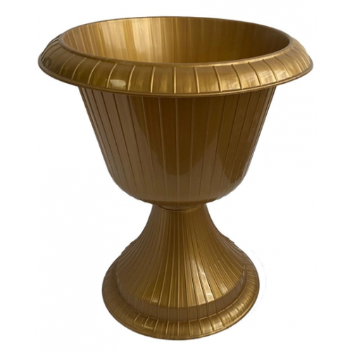 Вазон на ножке Гаваи 33 золото