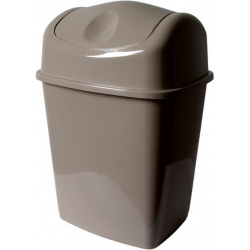Ведро для мусора Польша 14л капучино светло-коричневый
