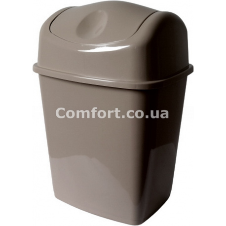 Відро для сміття Польща 14л капучино світло-коричневий