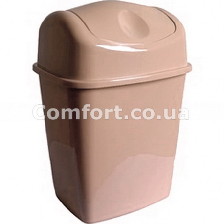 Відро для сміття Польща 27л бежевий мармур