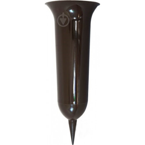 Вазон Флакон конус золото