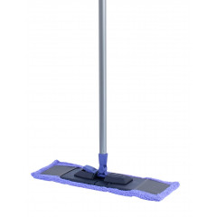 Швабра Натирач махра 8043 суцільна ручка 110см