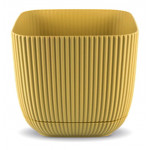 Вазон KRS-383 Mercan 1,80л квадратный желтый