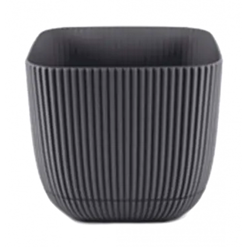 Вазон KRS-383 Mercan 1,80л квадратный желтый