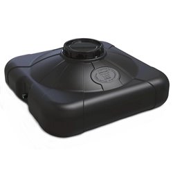 Емкость для душа Litolan 200л черный 970х970х440