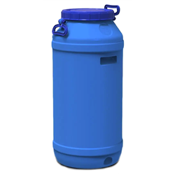 Бідон Litolan 75л харчовий тришаровий з ущільнювачем синій 