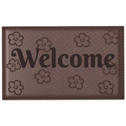 Коврик резина K-603-260 принт 90х60х0,12 Welcom