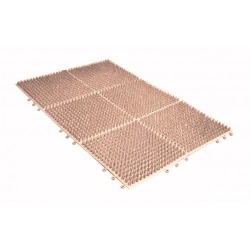 Коврик травка 2х3 пластик 530х360х15 капучино