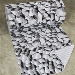 Аквамат 0,65м рулон 15м Aqua Flex 6351 чорний камені