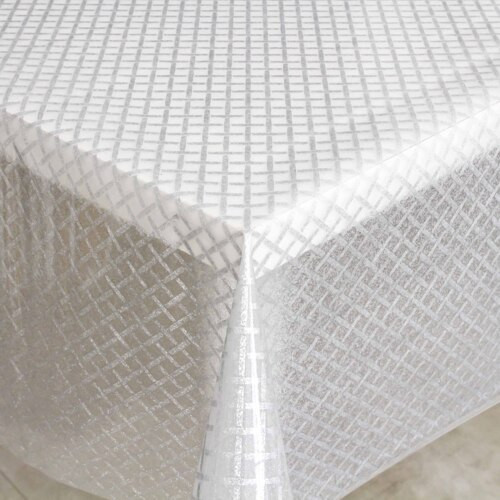 Клеенка 1,40*20м рулон силикон Лазер c тиснением 81791A