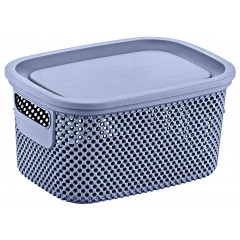 Корзина 04 1286 Nickel 3D рисунок с крышкой 3,5л