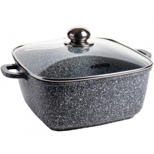 Каструля 3027 мармур квадратна 5,0л