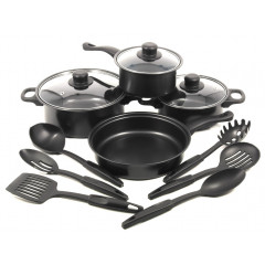 Каструлі 61001 набір 4шт мармур+кухонний набір