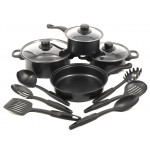 Каструлі 61001 набір 4шт мармур+кухонний набір