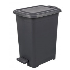 Відро з педаллю SLIM з внутрішнім відром  8л I344 антрацит 2