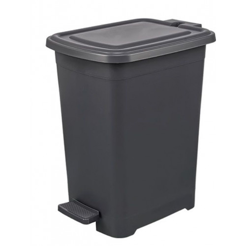 Відро з педаллю SLIM з внутрішнім відром  8л I344 антрацит