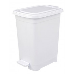Відро з педаллю SLIM з внутрішнім відром  8л I344 білий